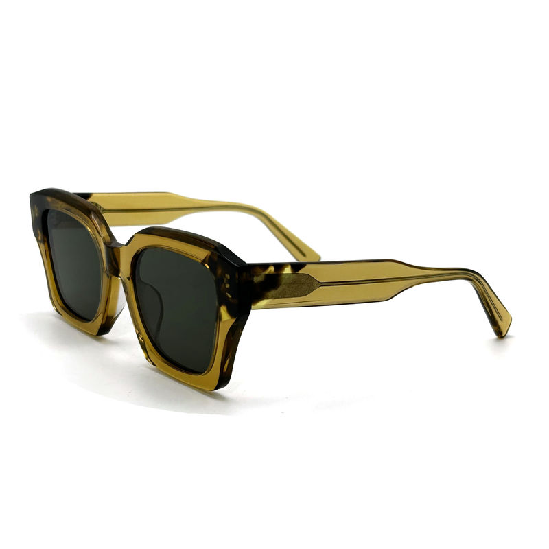 AS097 Sonnenbrille aus Acetatrahmen mit CR 39-Linsen Frauen Augenform UV-geschützte Sonnenbrille