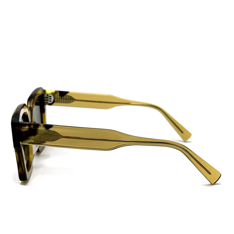 AS097 Sonnenbrille aus Acetatrahmen mit CR 39-Linsen Frauen Augenform UV-geschützte Sonnenbrille