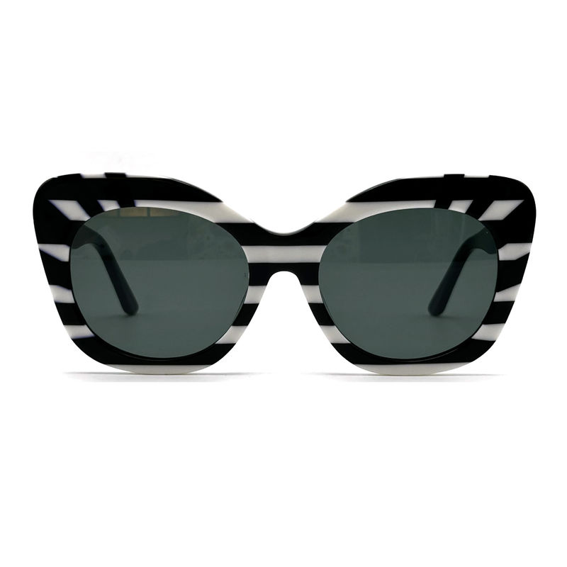 Quadratische Augenform Acetatrahmen Sonnenbrille für Frauen 100% UV-Schutz-Modell AS104,Sonnenbrille OEM-Fabrik