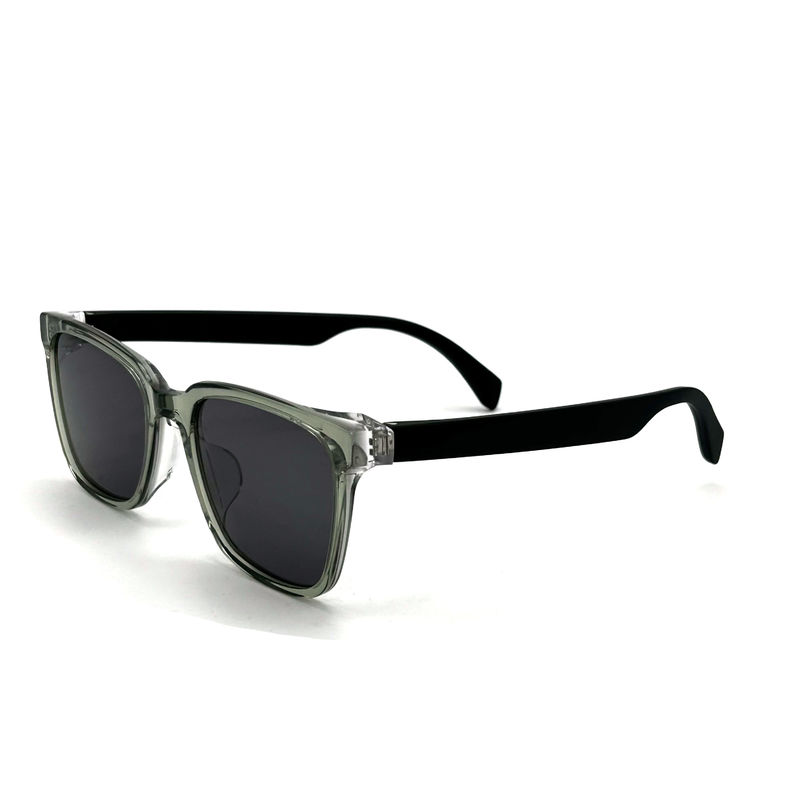 AS110 Unisexquadratische Sonnenbrille mit Acetatrahmen, 100% UV-Schutz und CR 39-Linse