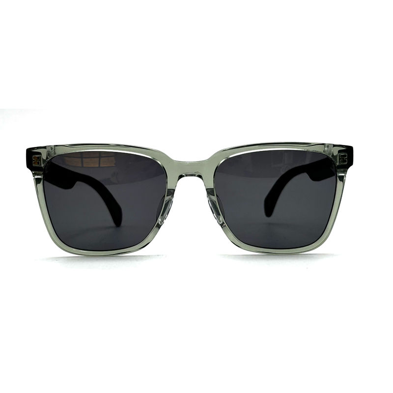 AS110 Unisexquadratische Sonnenbrille mit Acetatrahmen, 100% UV-Schutz und CR 39-Linse