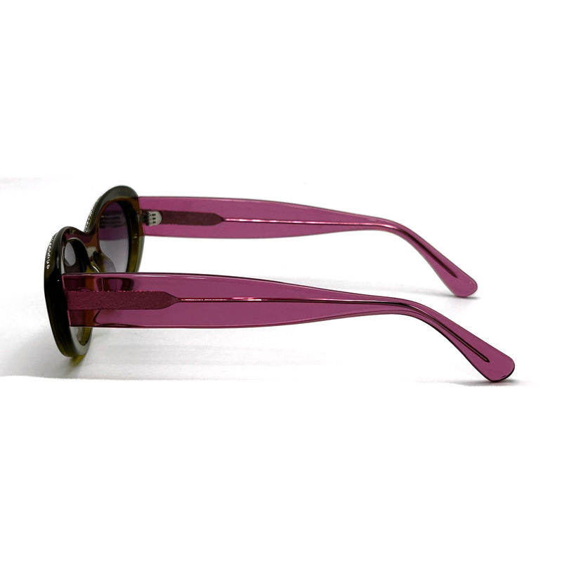 Acetatblatt-Rahmen Frauen Klassiker Schmetterlings-Sonnenbrille mit Strass-AS119,ODM / OEM-Fabrik