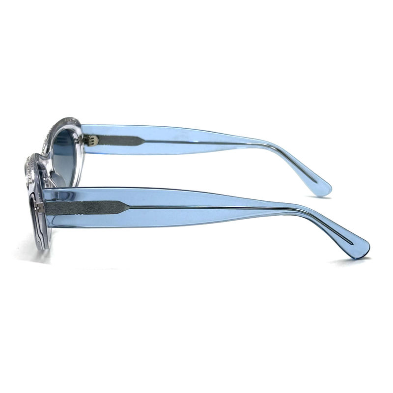 Acetatblatt-Rahmen Frauen Klassiker Schmetterlings-Sonnenbrille mit Strass-AS119,ODM / OEM-Fabrik