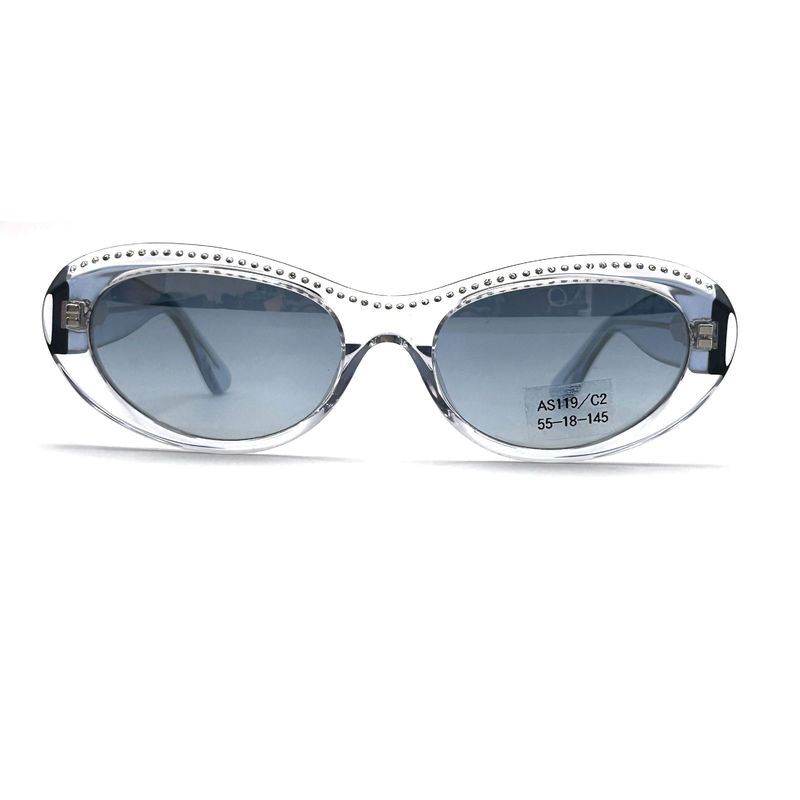 Acetatblatt-Rahmen Frauen Klassiker Schmetterlings-Sonnenbrille mit Strass-AS119,ODM / OEM-Fabrik