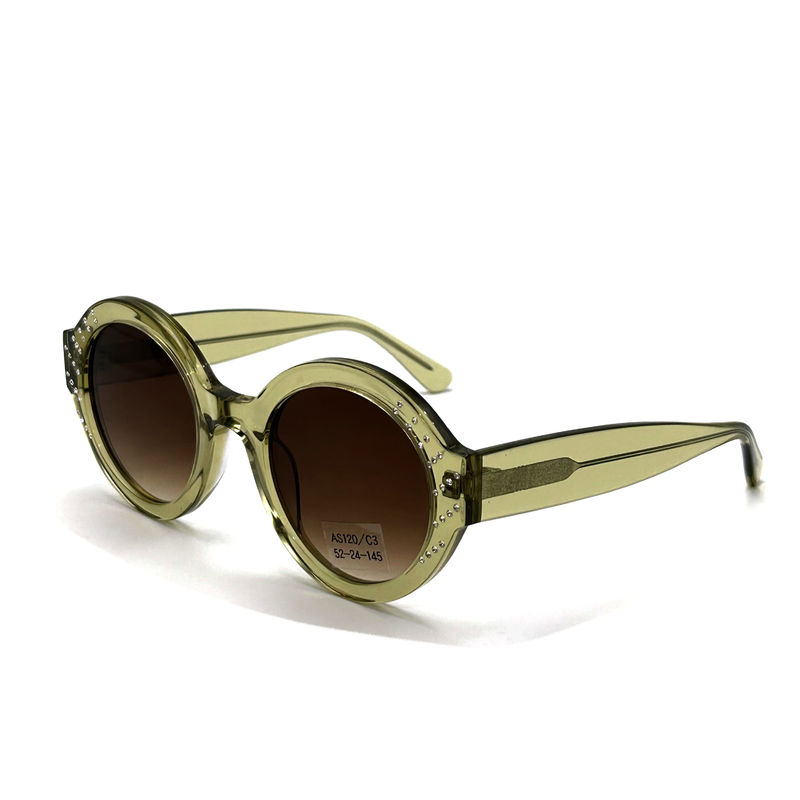 Erleben Sie unvergleichlichen Komfort und Stil mit Acetate Frame Sonnenbrillen-AS120, kundenspezifische Sonnenbrillen OEM / ODM-Fabrik