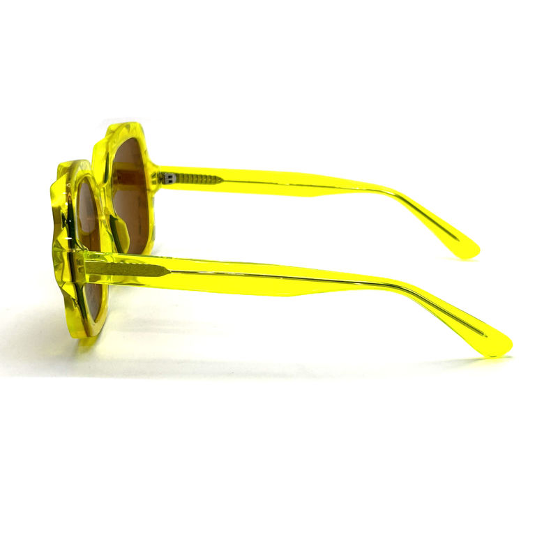Sonnenbrille aus Acetatrahmen mit modernem Stil Modell AS122 - CR 39 100% UV-Schutz, ODM/OEM-Fabrik