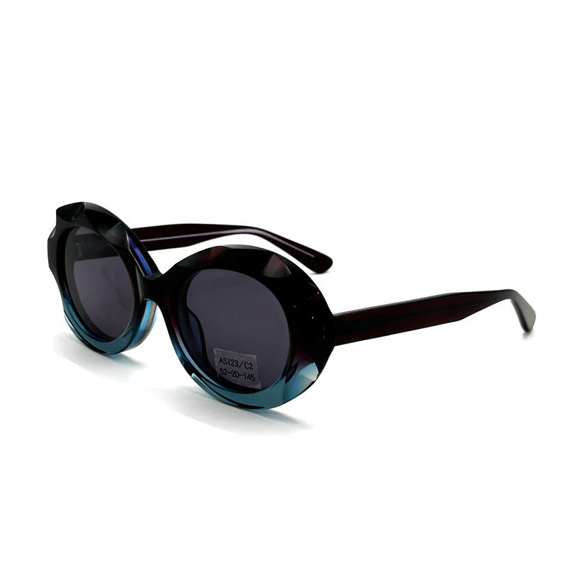 Sonnenbrille aus Acetatrahmen mit 100% UV-Schutz-AS123, ODM/OEM