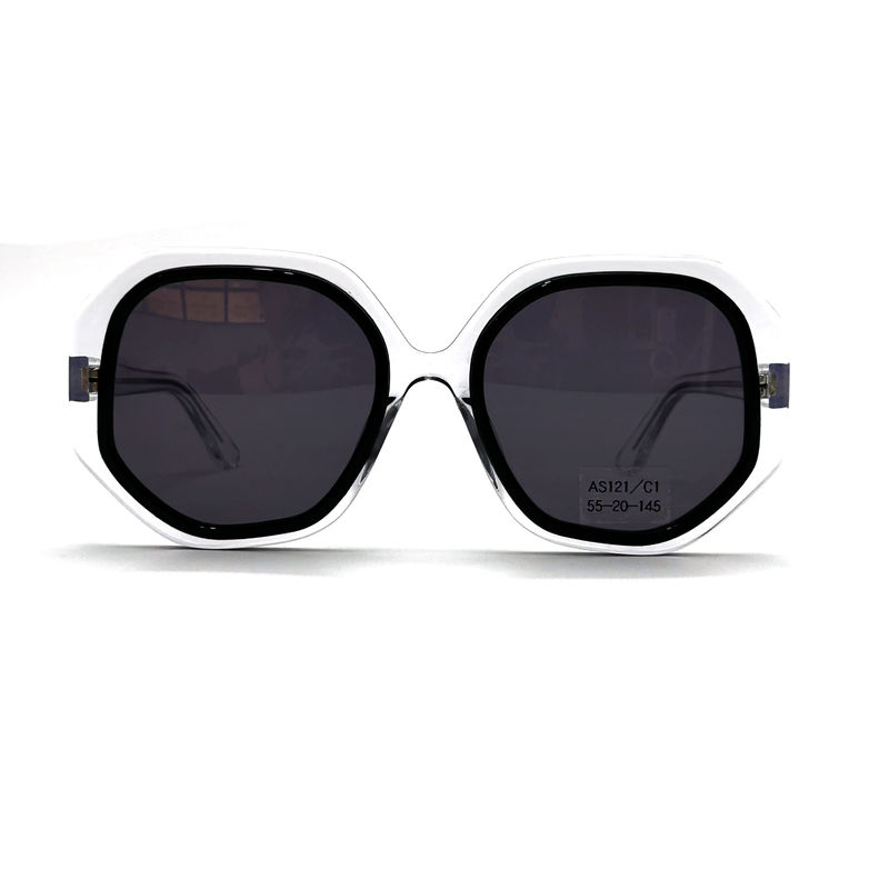 CR39 Unisex Acetat-Rahmen Sonnenbrille mit 100% UV-Schutz-Modell AS121,OEM / kundenspezifische Fabrik