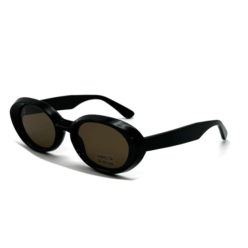 Sonnenbrille mit Acetatrahmen Modische ovale Augenform und klassische Brille Stil-Modell AS075,Sonnenbrille Hersteller OEM/ODM