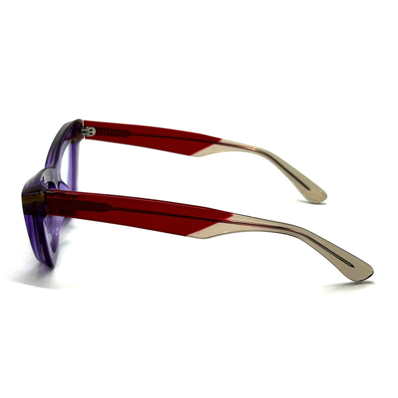 Acetatblatt Schmetterlings-Augenform Acetatrahmen Sonnenbrille-Modell AS076,Maßgeschneiderte / OEM-Sonnenbrillenfabrik