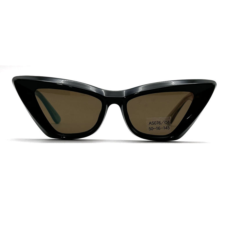 Acetatblatt Schmetterlings-Augenform Acetatrahmen Sonnenbrille-Modell AS076,Maßgeschneiderte / OEM-Sonnenbrillenfabrik
