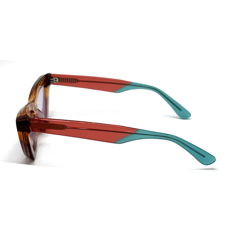 Acetatblatt Schmetterlings-Augenform Acetatrahmen Sonnenbrille-Modell AS076,Maßgeschneiderte / OEM-Sonnenbrillenfabrik