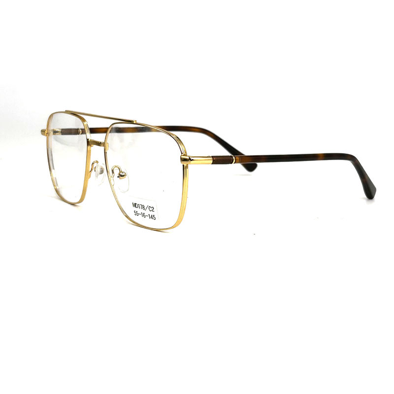 Runde metallische optische Rahmen für Ihre perfekte Brille Facory MD178