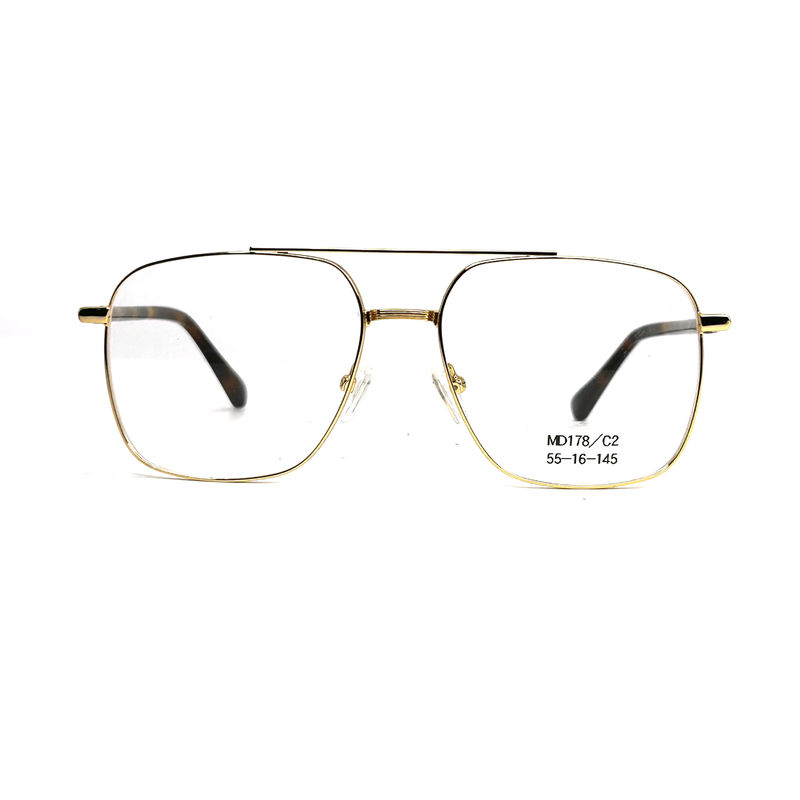 Runde metallische optische Rahmen für Ihre perfekte Brille Facory MD178