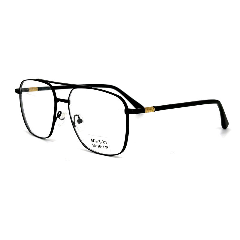 Runde metallische optische Rahmen für Ihre perfekte Brille Facory MD178