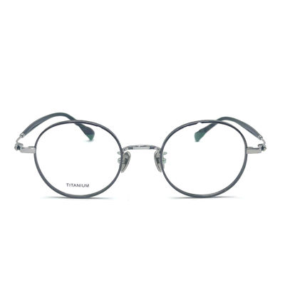 TD065 Lightweight Titanium Frame with retro round eyeshape