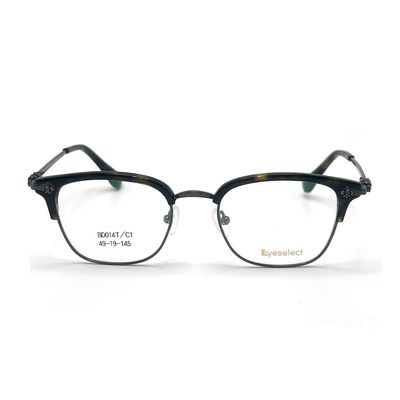 Guter Preis BD014 Quadrat-Acetat-Metallrahmen in 145 mm Tempelanlänge erhältlich Online