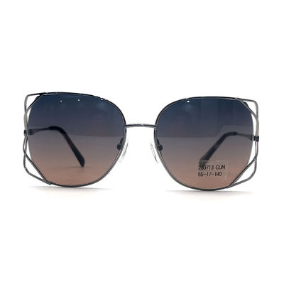 Guter Preis MS079 Retro-Quadrat-Metall-Sonnenbrille mit kratzfesten polarisierten Linsen und Federhängen Online