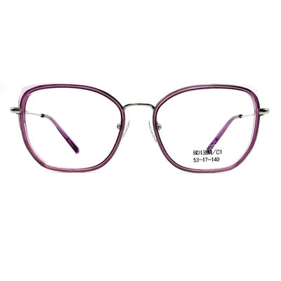 Guter Preis BD138M Maßgeschneiderte Quadratische Vintage-Stil Acetatmetallbrille für Frauen Online